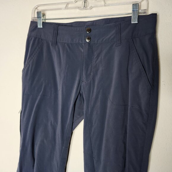 Columbia womens 6 Blue Short Straight Pants Saturday Trail - Picture 3 of 9